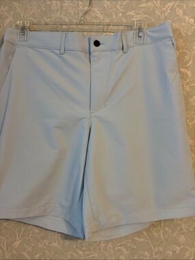 Gerry Weber Light Blue Flat-Front Performance Shorts